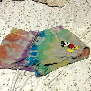 Mickey Mouse Tye Dye Shorts